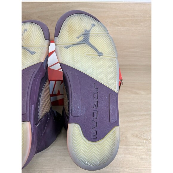 Air Jordan 5 Burgundy 2023 Pre Owned Size 13 - Picture 10 of 14